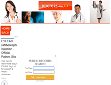 Tablet Screenshot of doctors-4u.ca